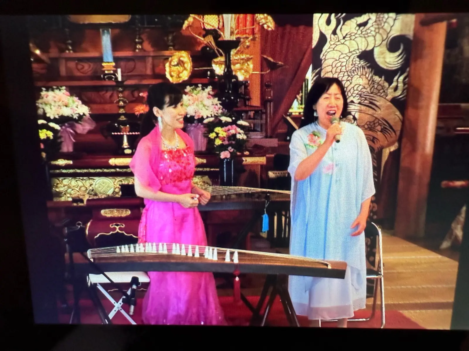 お寺での演会